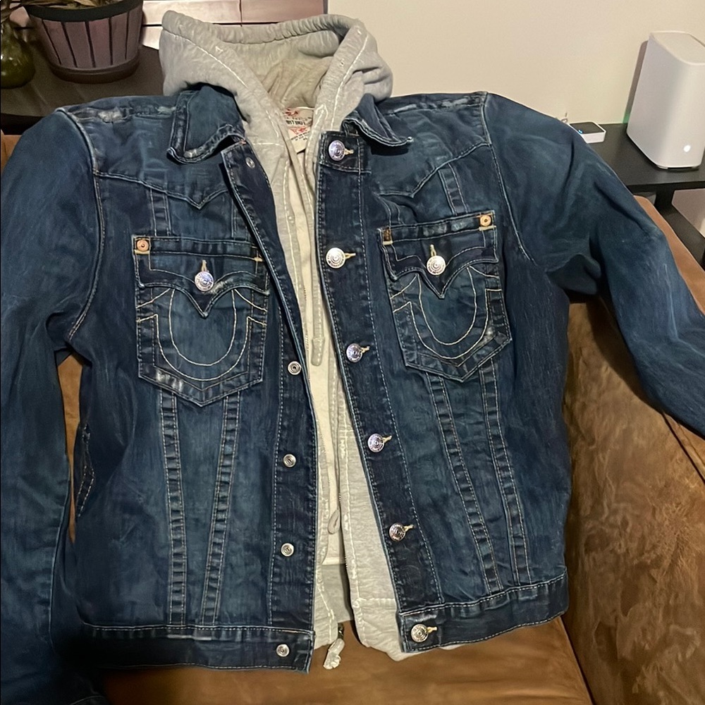 True Religion Dark Wash Denim Jacket